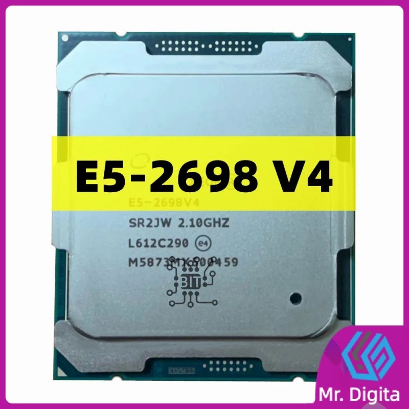 Xeon-E5-2698 V4 Versão Oficial 2.20 GHz 20 Core 50M E5-2698V4 FCLGA2011-3 13 Processo CPU Frete Grátis