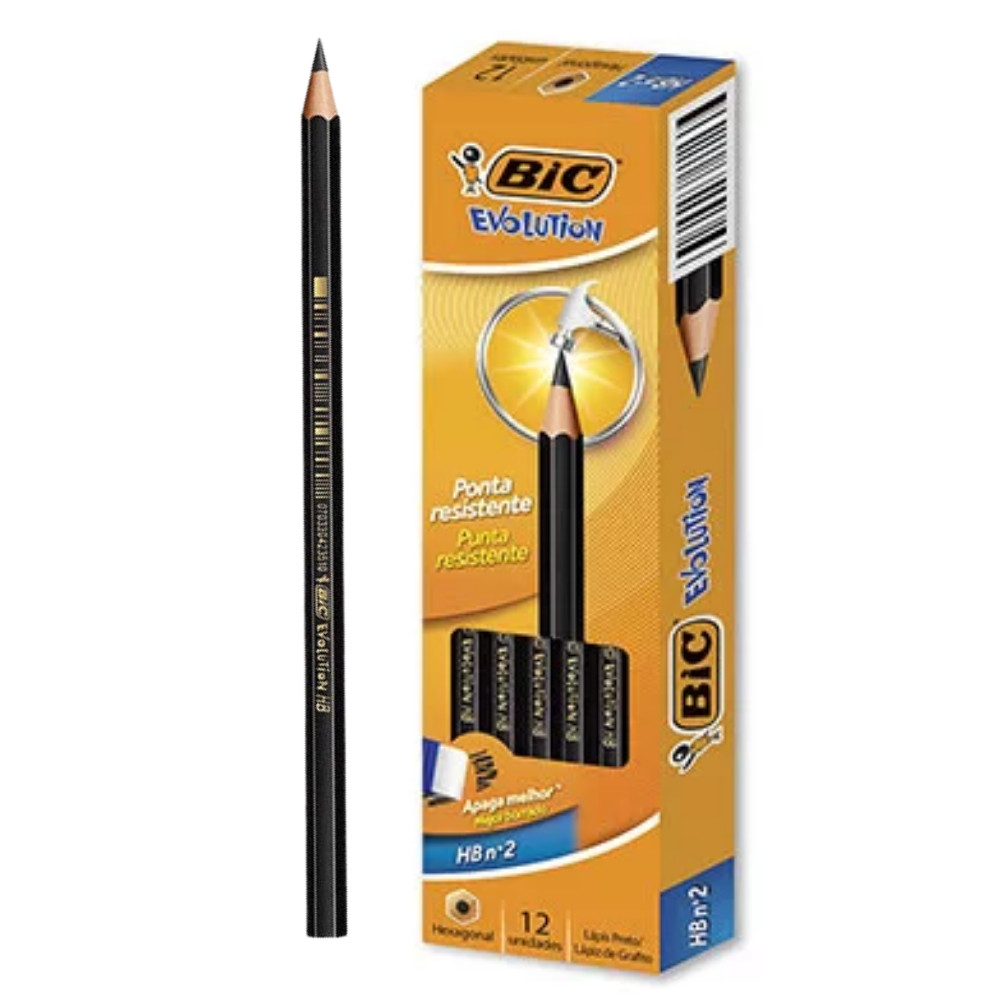 LAPIS PRETO BIC EVOLUTION SEXTAVADO 2HB C/12UN | Shopee Brasil LAPIS PRETO BIC EVOLUTION SEXTAVADO 2HB C/12UN | Shopee Brasil