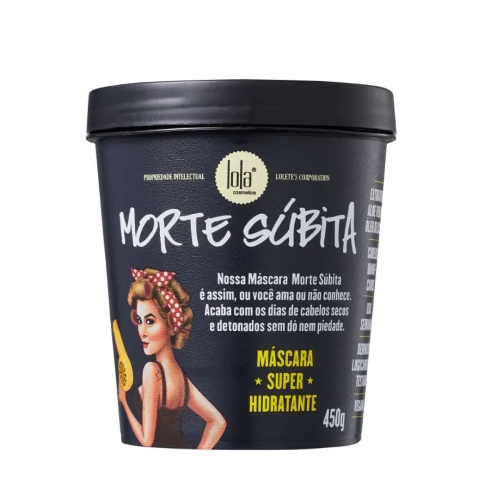 Máscara Capilar Morte Súbita Lola Cosmetics 450g Hidratação e Nutrição