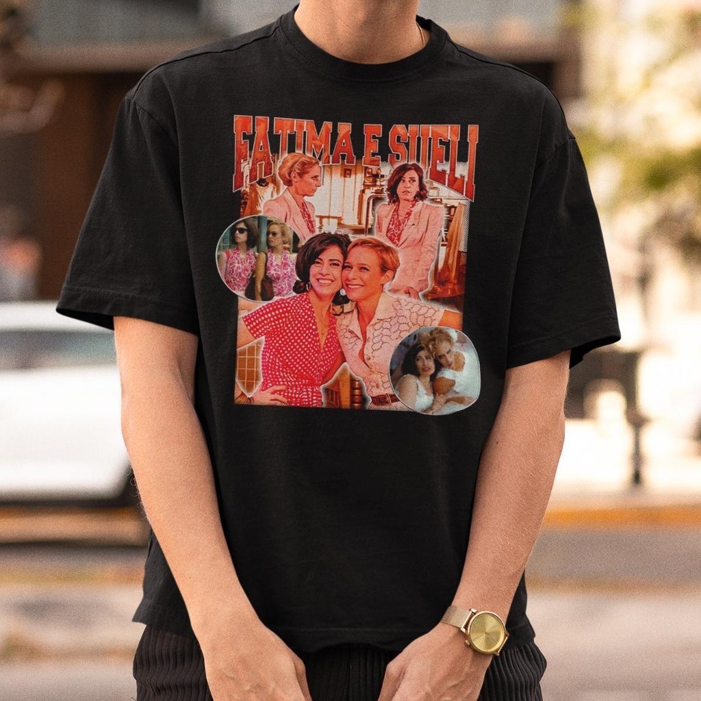 Camiseta Novela Fatima e Sueli Humor Novela Tapas E Beijos | Shopee Brasil