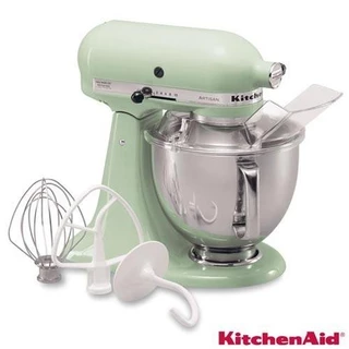 Batedeira Planetária Artisan KitchenAid Stand Mixer com 03 Batedores Pistachio em Oferta na Shopee