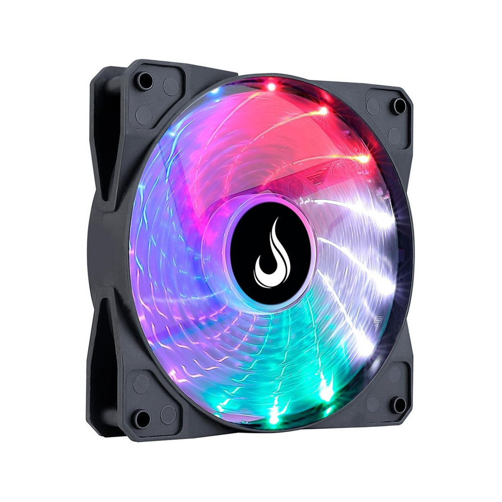 Cooler Fan Gamer Rise Mode Wind, Rainbow, 120mm, Preto - RM-WN-02-RGB ...