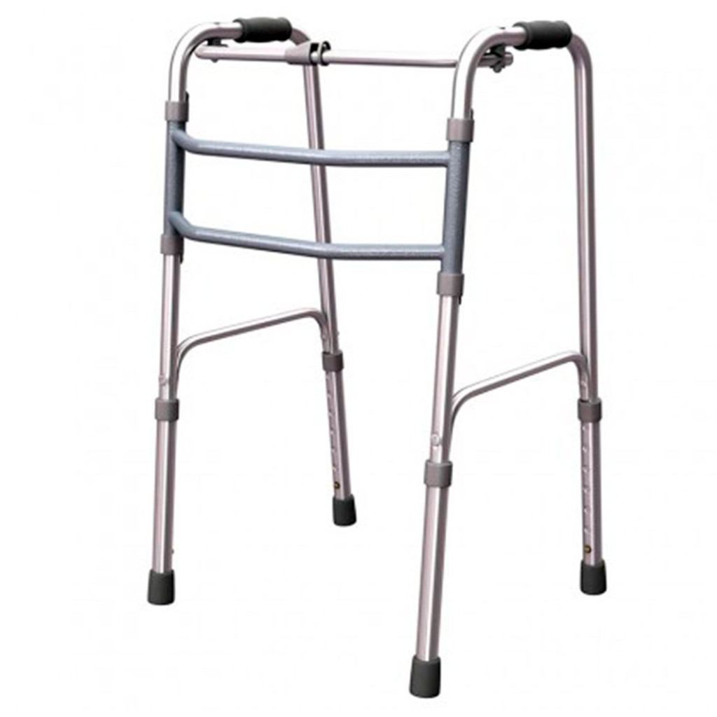 Andador 3 Barras Idoso Aluminio Dobravel Até 120Kg