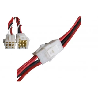 Kit 5 Chicote Plug Tomada 9 Vias Soquete Conector
