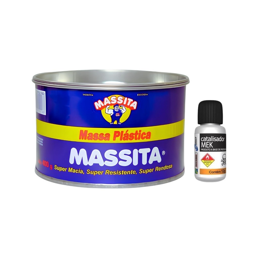 Massa Plastica Para Granito Marmore Porcelanato 400g Massita | Shopee ...