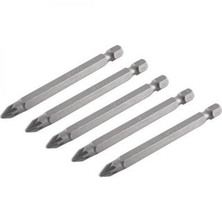 Bits pozidrive encaixe 1/4" pz2 75mm c/ 5 peças - Vonder