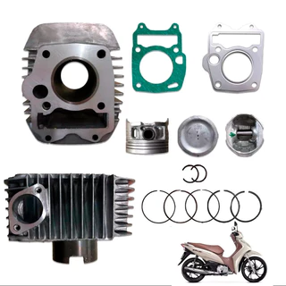 Kit Cilindro Motor Biz 125 2009 Á 2020 Original Honda