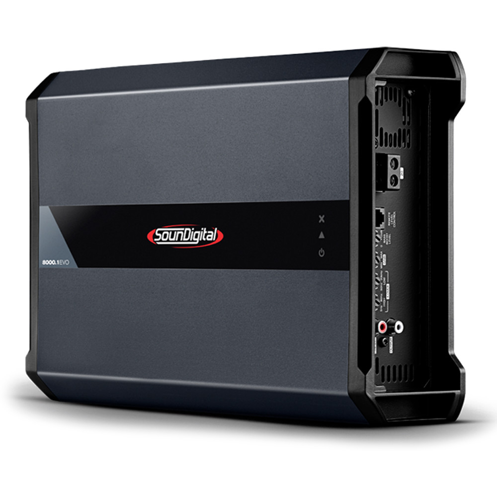 Módulo Amplificador SounDigital EVO 4.0 8000.1 1 Canal 8000 W RMS