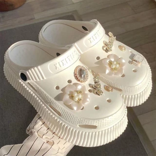 Chinelos De Praia Femininos De Diamantados De Bricolage Confortáveis