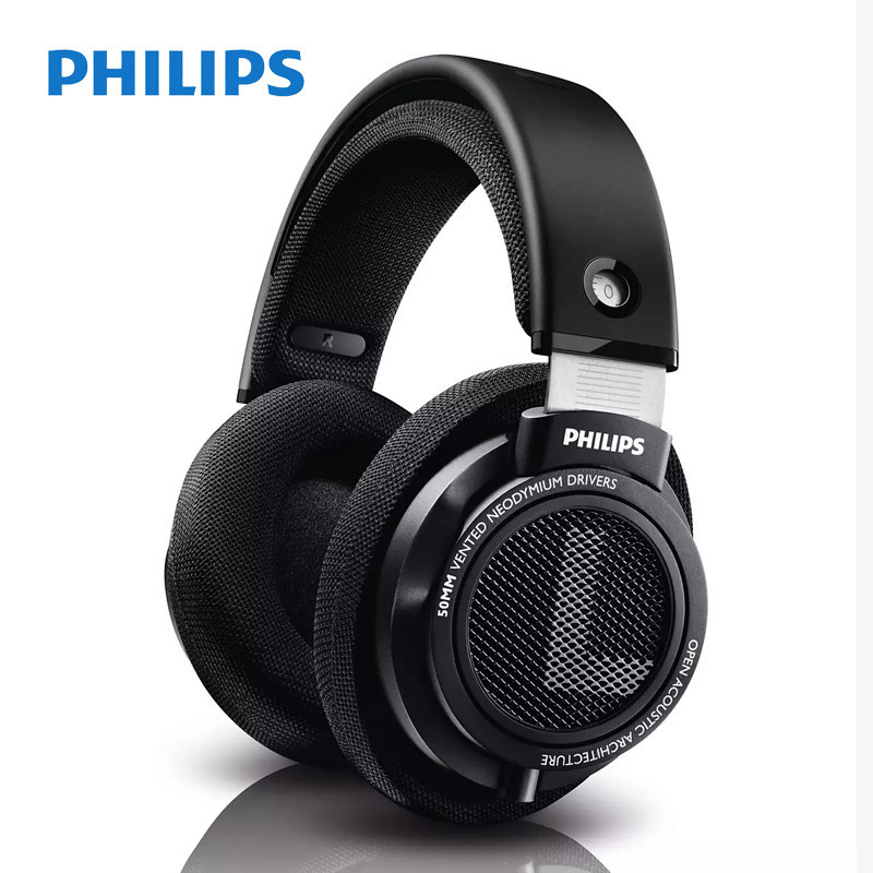 Philips SHP9500 Fone De Ouvido HiFi Estéreo Com Fio Computador Aprendizagem On-Line Fones Esportes Jogo 3,5mm 6,3mm Universal