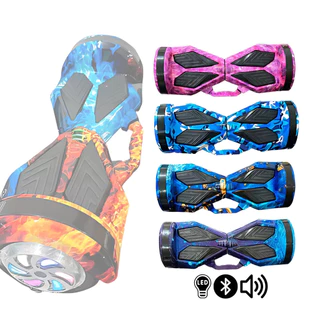 Hoverboard Infantil Skate Elétrico 8" Led Bluetooth Bateria De Grande Capacidade Endurance ForteMING