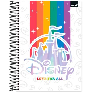 Caderno Universitário Capa Dura 10x1 160 Folhas Mickey Pride