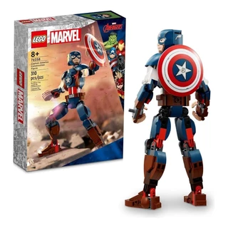 Lego Marvel - Figura De Construcao Do Capitao America 76258