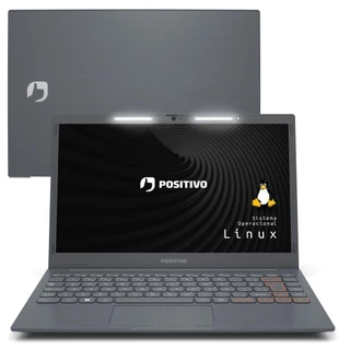 Notebook Positivo Vision C14 Lumina BAR Intel® Celeron® Dual Core™ Linux 8GB 240GB SSD 14” HD Cinza