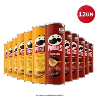 Kit Batata Pringles® Churrasco E Queijo 12 Unidades