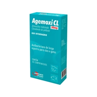 Agemoxi CL 50mg - 10 Comprimidos - Agener União