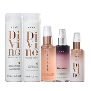 Kit Braé Divine Revival Beauty Sleep Plume Shine Oil (5 Produtos)