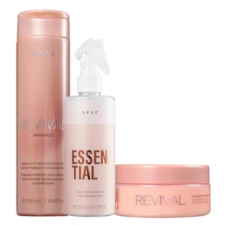 Kit Braé Revival Essential Repair (3 Produtos)