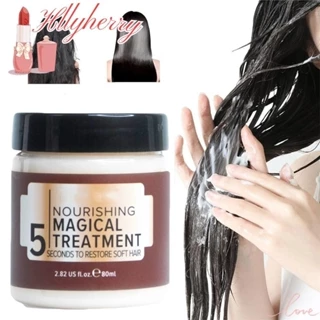 Hllylyherry Hair , Strongest Cuidados Com O Cabelo 80ml Condicionador De Queratina De Reparo Rápido