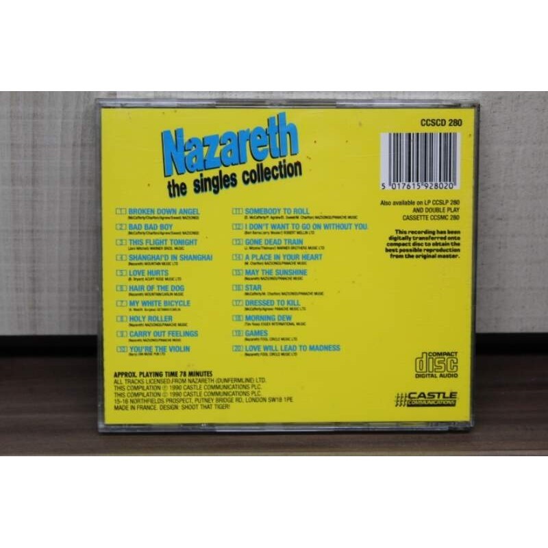 CD Nazareth - The Singles Collection (Made in France) | Shopee Brasil