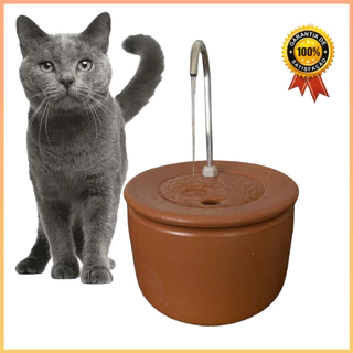 Fonte para Gatos Bebedouro de Cerâmica 2.5 Litros RETO