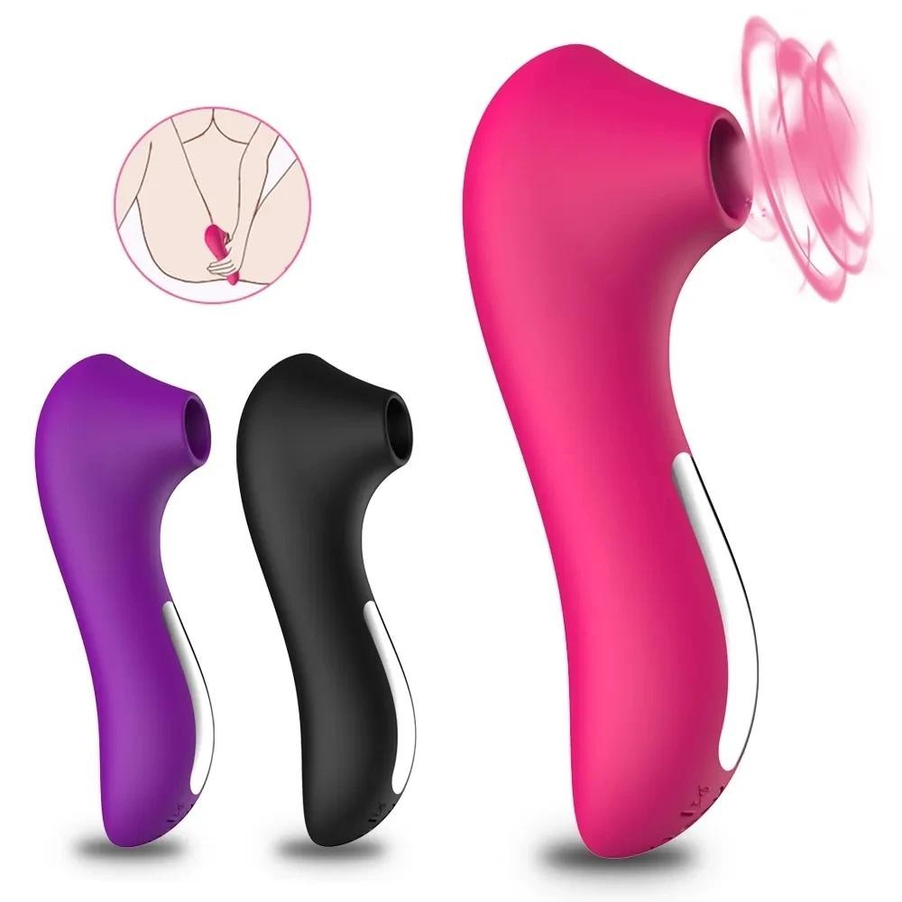 Vibrador De Sucção Chupador De Mamilos Clitóris Para Mulheres Homens Estimulador De Dildo Pussy Oral Blowjob Brinquedos De Sexo Estótico Casal Adulto
