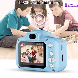 Mini Câmera Digital Infantil De 2 Polegadas De Desenho Animado Fotografia Ao Ar Livre HD Pocket Cam
