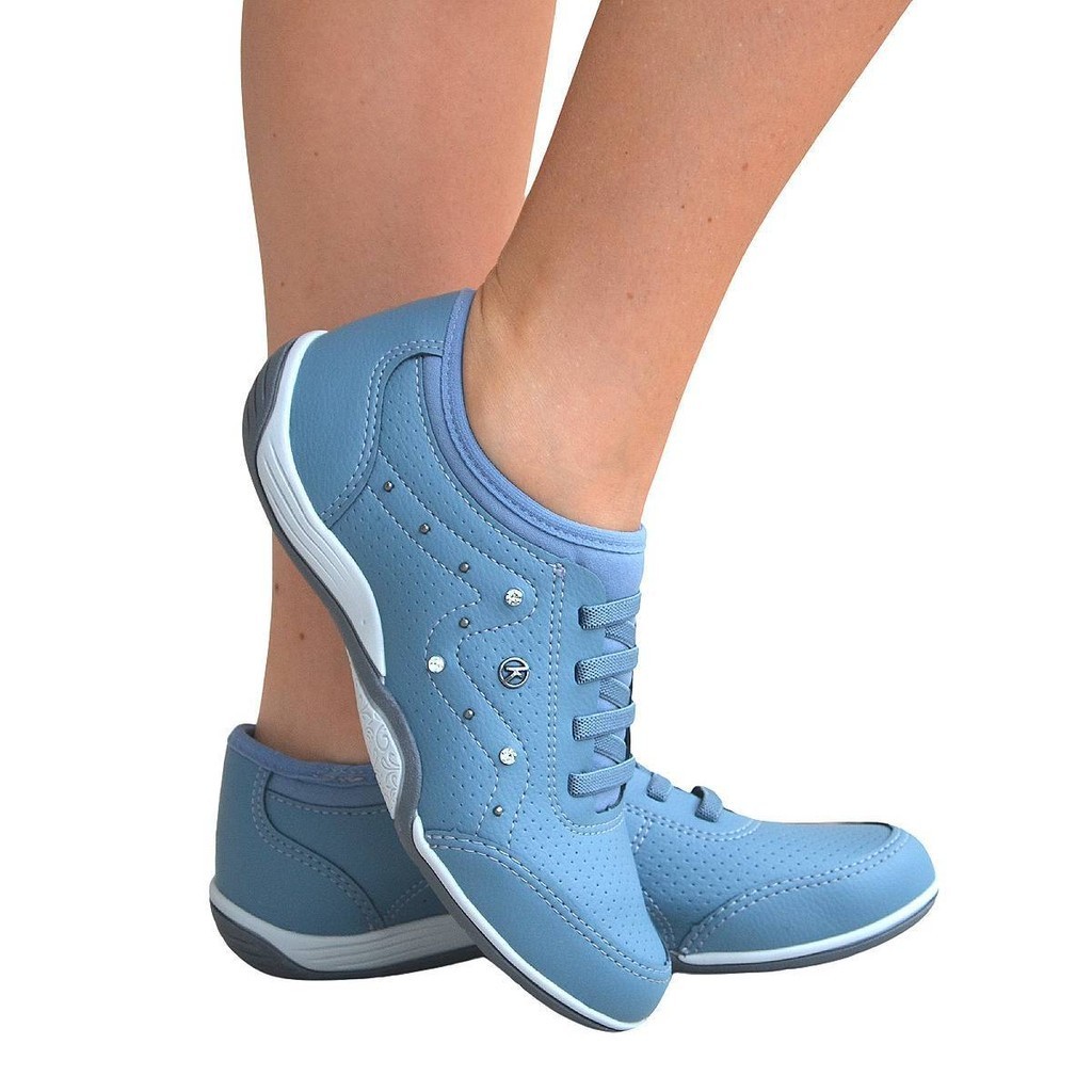 Sapatênis Tênis Feminino Casual Feminino Kolosh c3683 Azul