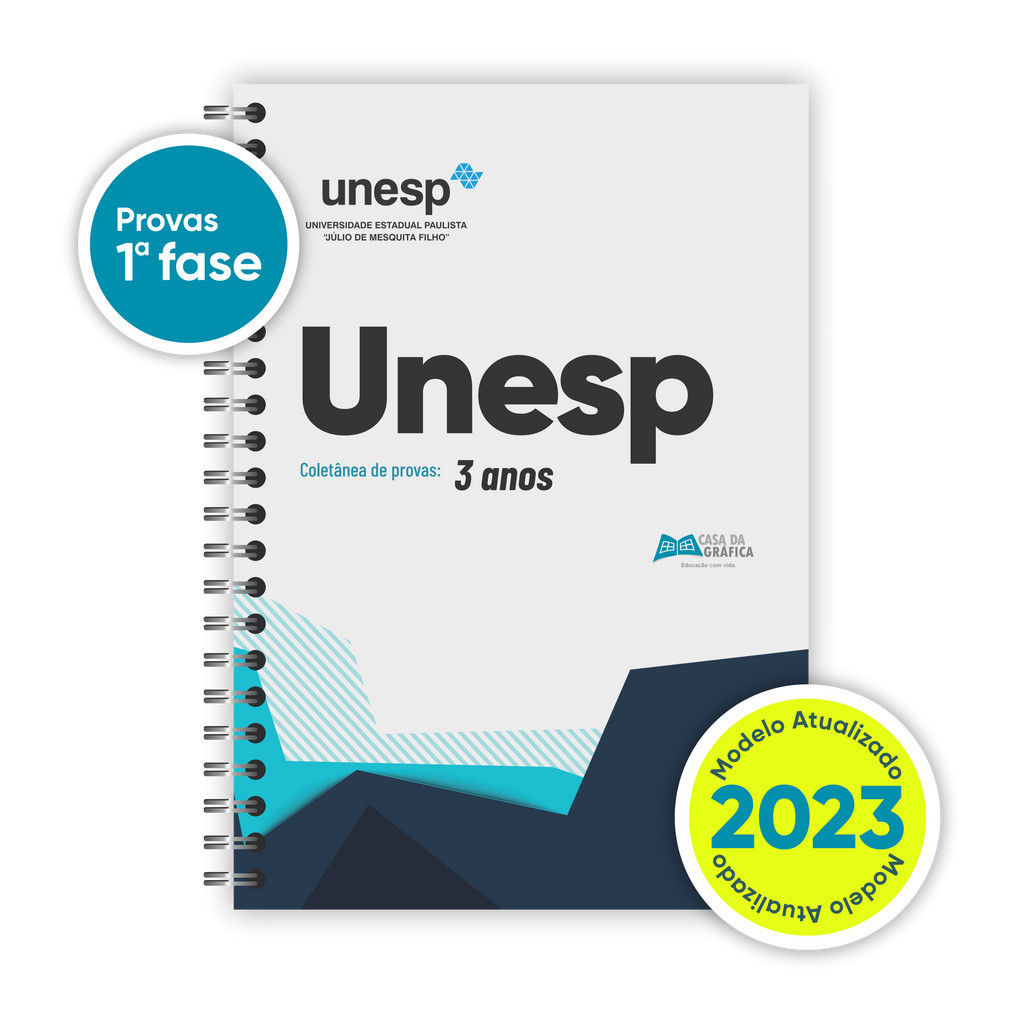 Apostila UNESP 1ª fase - 2021-2023 - 3 anos de provas + gabaritosg