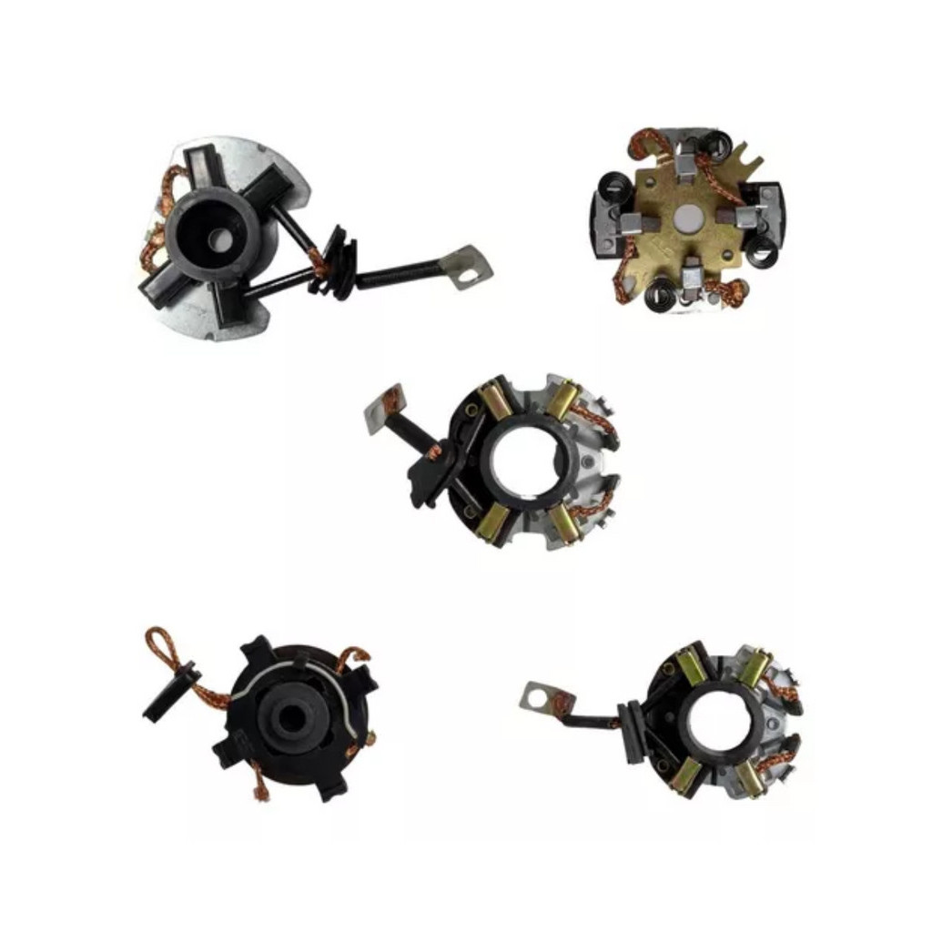 KIT Com 5 Porta Escova motor de partida modelos 1210 , 1203 , 1118 , 1115 , 1101