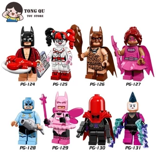 Superhero Minifigures Mime Batman Building Block Doll Collection Modelo de brinquedo de aniversário