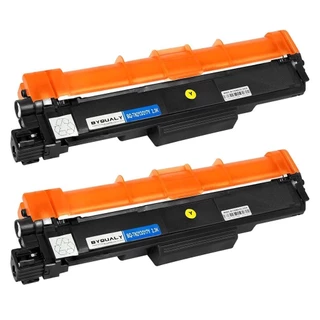 2x Toner 2.3k Compativel TN213 TN217Y ByQualy p/ Impressoras