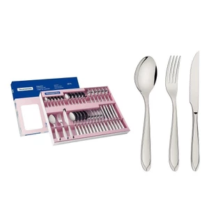 Faqueiro Tramontina 66906 Laguna Em Aço Inox Com Facas Para Churrasco 36 Peças