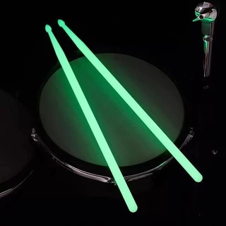 5A Baquetas Fluorescentes Baterias De Nylon Coloridas Brilho No Escuro Jazz Brilhantes