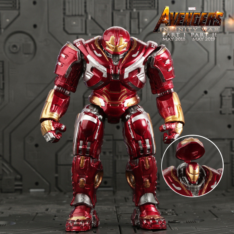 Vingadores Articulado Anti-Hulk Hulkbuster Ação Figura Ornamentos De Mesa Doll Toys