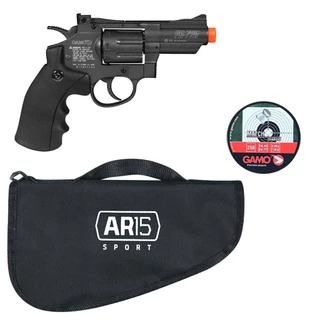 Revólver Pr-725 Co2 Gamo 4.5mm Full Metal + Chumbinho + Capa