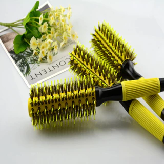 Kit 3 Peças Escovas Profissionais de Cabelo Com Cerdas Naturais de Javali Para Alisar/ Modelar e Desembaraçar -WL em Oferta na Shopee