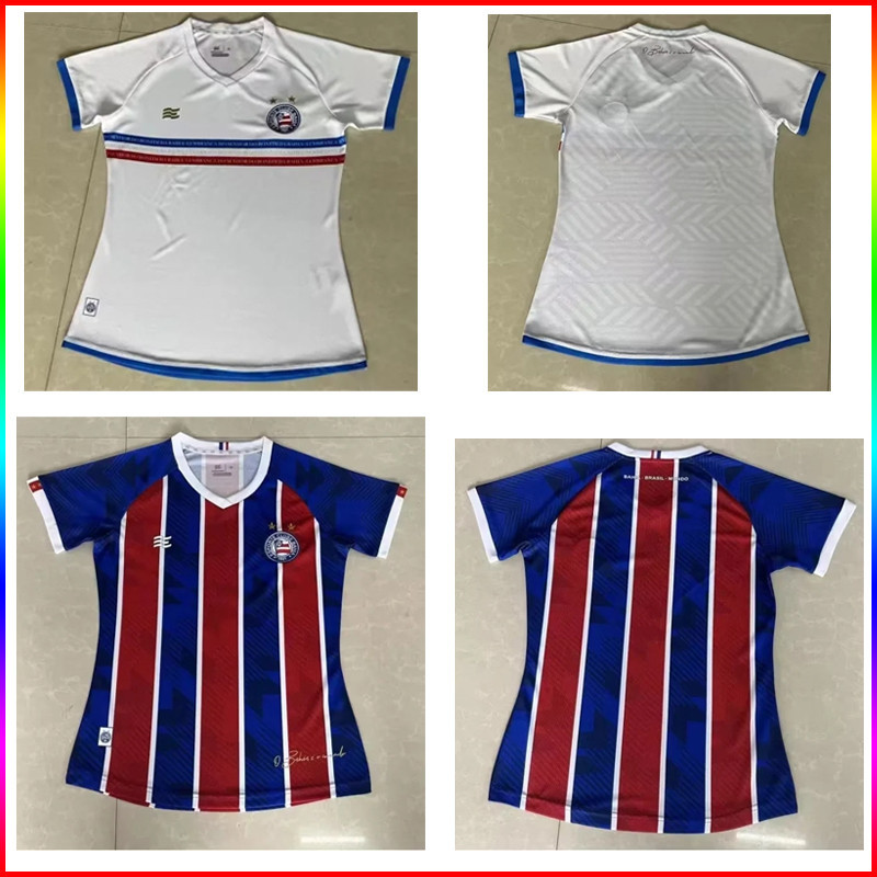 Camisa De Time 2023-2024 Camisa De futebol feminina Bahia (Mulher) Esportes (BYY) personalizada