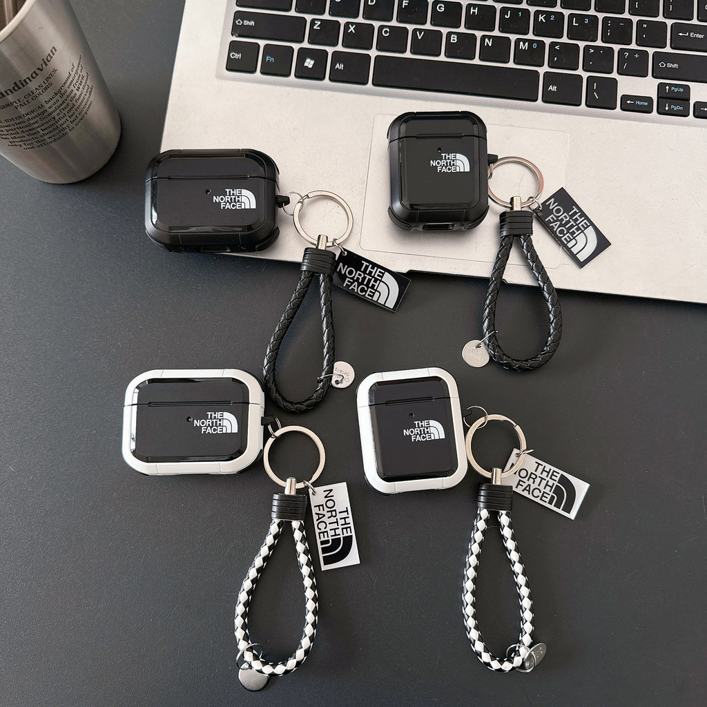 The North face A Capa Do AirPods Fone De Ouvido Compatível Com 1/2 3a Geração pro 2 2023 Novo Bluetooth Sem Fio Proteção Da Pingente