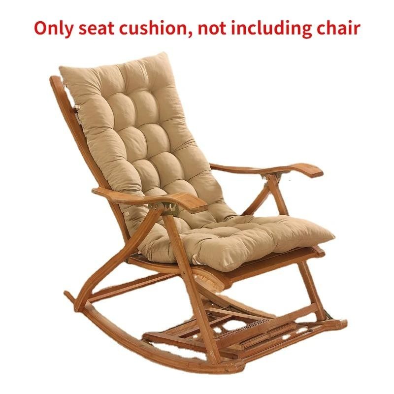 Home Recliner Cushion Rocker Cadeira De Baloiço Almofada De Tecido Para Jardim Exterior Encosto Wicker Almofadas, ***APENAS 1 * CUSHION, NÃO INCLUINDO A Cadeira DE ROCKING***