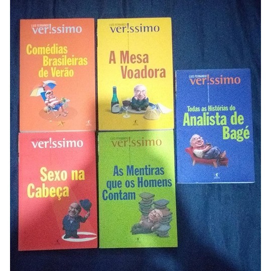 Coleção Luís Fernando Verissimo com 5 volumes | Shopee Brasil