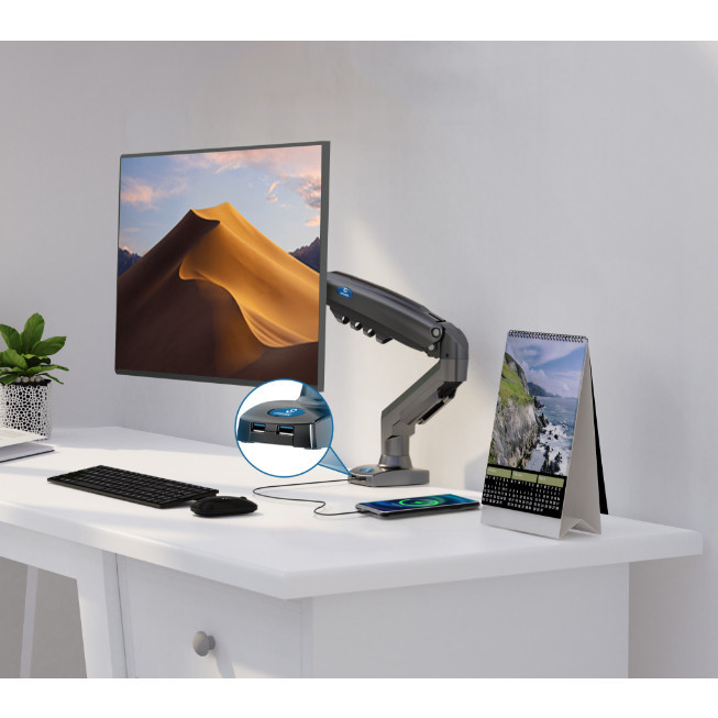 Suporte onistek North Bayou Nb / OBERON De Mesa Para Tv/monitor De 17 Até 30 Preto