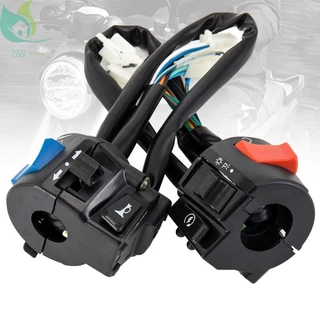 Interruptor De Controle Do Guidão Da Motocicleta 1 Par 7/8 Polegadas Farol De Giro Buzina SHOPQJC2405