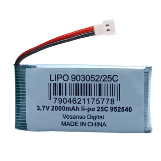 Bateria Original Para Drone 3.7v 2000mah Recarregável 25C