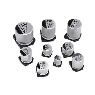 20Pcs Capacitor SMD 6.3V 10V 16V 10UF 22UF 33UF 47UF 100UF 220UF 330UF 470UF 680UF Eletrolítico De Alumínio