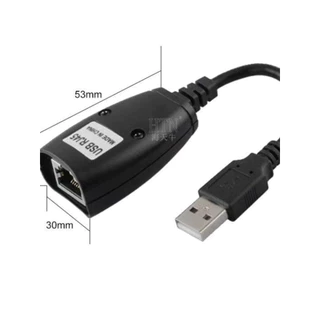 Cabo Usb Adptador Extensor Rj45 Via Cabo De Rede SusStore