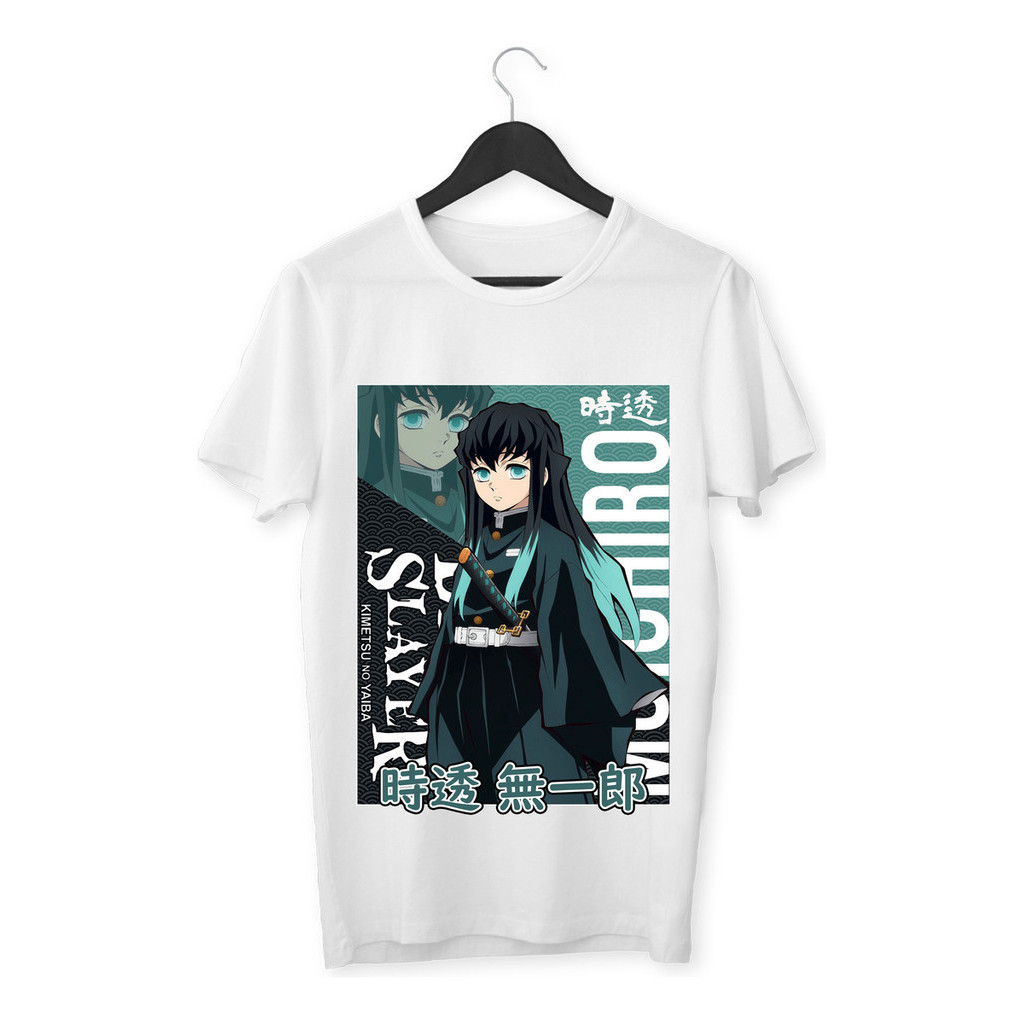 Camiseta Infantil Anime Demon Slayer Muichiro Tokito Camisa Adolescentes |  Shopee Brasil