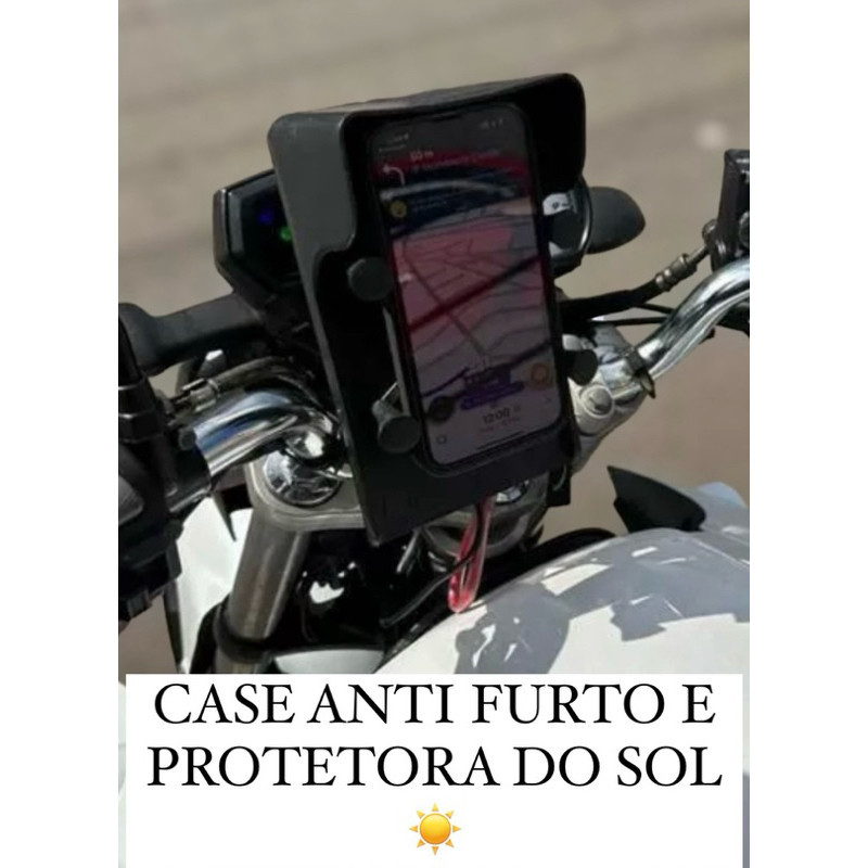 Capa para Celular Antifurto Protetora do Sol Para Moto | Shopee Brasil