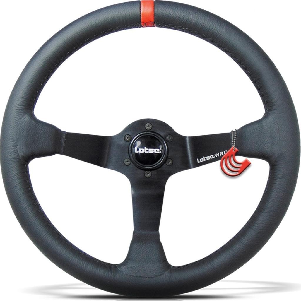 Volante Esportivo Tunning Sport Universal Couro Natural com Tarja ...