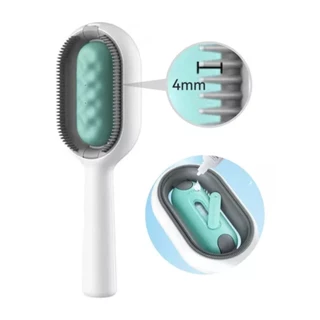 Petclean Pro Escova Multifuncional 4 Em 1 Gatos E Cachorros MARISA em Oferta na Shopee